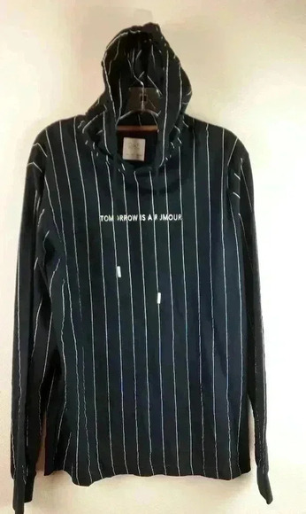 Denim and Flower Hoodie Size Large NWT - Picture 1 of 5